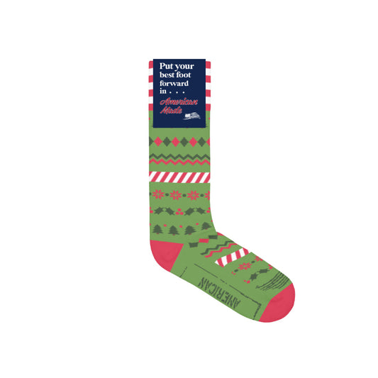 Christmas Icon Stripe Socks