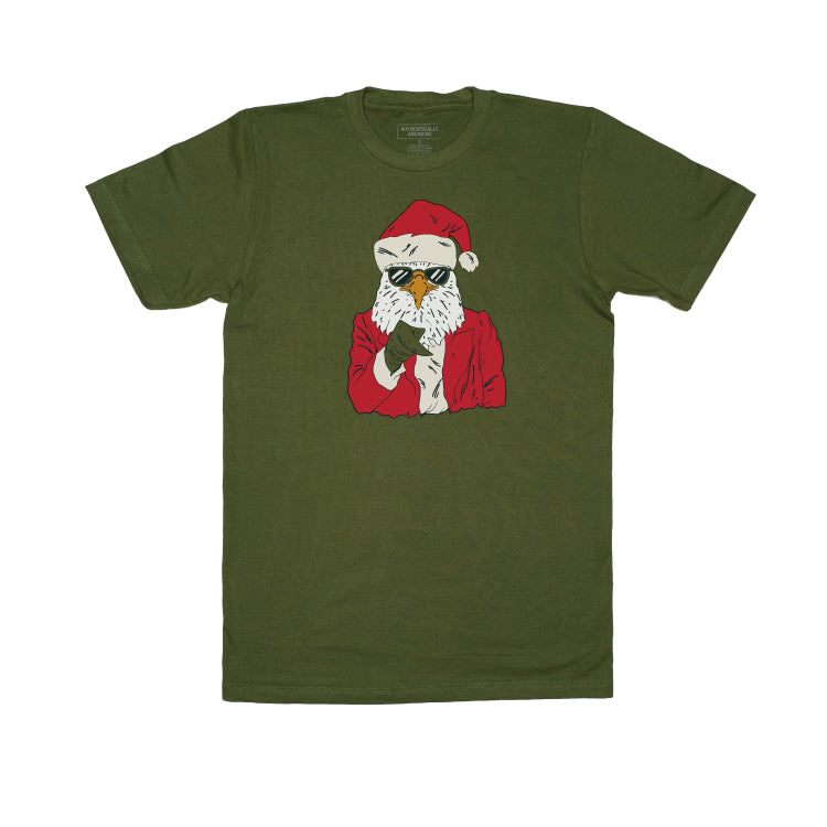 Santa Bald Eagle Tee